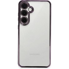 Mestore Samsung Galaxy S24 Fe Kılıf Razer Lensli Silikon - Mor