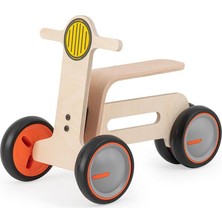 Brf Store Canarino Mamatoyz Tribike Montessori Ilk Adım Yürüme Bisikleti, Doğal Ahşap, Dört Tekerlekli, Denge