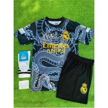 Legent Lady R.m̴a̴d̴r̴i̴d̴ 2026 Cristiano Ronaldo //7 Dragon (Ejdera) Çocuk Forması 4'lü Set