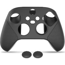 Brf Store Canarino Xbox Series S x Silikon Kılıf Analog Koruyucu Set 9. Nesil Kol Uyumlu (Siyah)