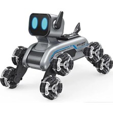 Brf Store Canarino Oyuncak Uzaktan Kumandalı Bilekten Kontrol 8 Teker Buharlı Şarjlı 2.4g Rc Köpek Robot Araba