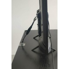 Brf Store Canarino Usin Y Tipi Metal Tokalı Mobilyaya Kendinden Yapışkanlı LED LCD Plazma Tv Televizyon Askısı