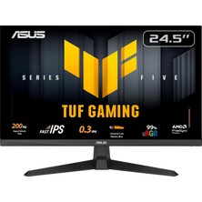 Brf Store Canarino Asus Tuf Gamıng VG259Q5A 24.5 Fast IPS 1920X1080 0.3ms 200Hz 300CD Dp HDMI Hoparlör Vesa 3y