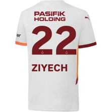 Legent Lady 5-Yıldızlı Galatâsarây./ Hakim Ziyech ./ 2024/25 Deplasman Beyaz Yeni Sezon Yetişkin Forması
