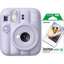 Brf Store Canarino Instax Mini 13 Fotoğraf Makinesi+10'lu Film+Askı+Pil (Lila)