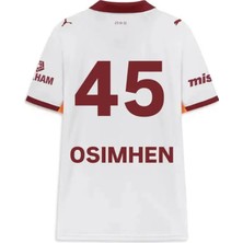Legent Lady 5-Yıldızlı Galatâsarây. 2026 /. O.'s'i'm'h'e'n . Deplasman Beyaz Yeni Sezon Yetişkin Forması