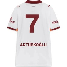 Legent Lady 5-Yıldızlı Galatâsarây. 2026 /. Kerem Aktürkoğlu . Deplasman Beyaz Yeni Sezon Yetişkin Forması