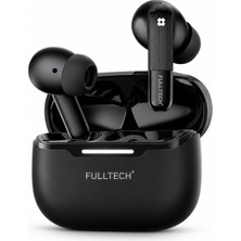 Fulltech FB27 Anc + Enc Gürültü Engellemeli Bluetooth 6.0 Tws Kablosuz Kulaklık Çift Mikrofon Düşük Gecikme – Siyah