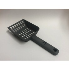 Brf Store Canarino Kedi Kumu Küreği – 3D Baskı Geniş Hazneli Eleme Küreği-Gri