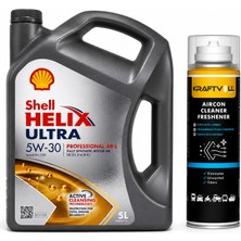 Shell Helix Ultra Pro Arl 5W-30 5 Litre + Klima Bombası 200 ml