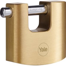 Brf Store Canarino Yale Y114B/70/113/1-70MM Oval Kayar Pimli Pirinç Asma Kilit - Yüksek Koruma - Sertleştirilm