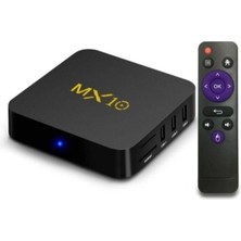Brf Store Canarino Junglee 4K Ultra Hd Android Tv Box MX10 Ram:1gb Rom:8gb Android Media Player Siyah MX10