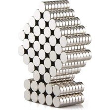 Brf Store Canarino Dünya Magnet 100 Adet 6x1,5 mm Neodyum Mıknatıs Magnet Yuvarlak