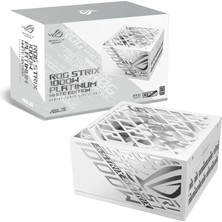 Brf Store Canarino ROG-STRIX-1000P Tam Modüler Güç Kaynağı, 80 Plus Platinum Sertifikalı, Atx 3.1, Gan Mosfet,