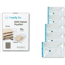 Brf Store Canarino Family Co. Vakumlu Hurç Poşet Setleri 5 Parça 50X70-2, 60X80-2, 80X100-1
