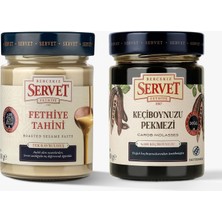 Brf Store Canarino Servet Servet Tahini 300 gr + Keçiboynuzu Pekmezi 400 gr