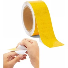 Brf Store Canarino Krcdijital Sarı Tüvtürk Onaylı Reflektör Fosforlu Şerit Bant Petekli Reflektif Bant 5cm x 1
