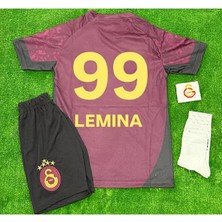 Legent Lady 5-Yıldız Galatâsarây. /#99 Mario/lemina 2026 Deplasman Çocuk Forma 5-Yıldız 4 Lü Set