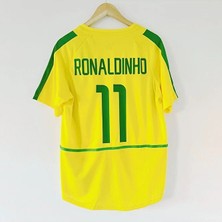 Legent Lady Brezilya Ronaldinho Milli Takımı 2002 Dünya Kupası Isimsiz Nostalji Forması