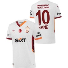 Legent Lady 5-Yıldızlı Galatâsarây./leroy Sane ./2024/25 Deplasman Beyaz Yeni Sezon Yetişkin Forması