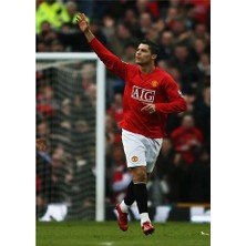 Legent Lady Cristiano Ronaldo Manchester United 2008 Kırmızı Uzun Kollu Forması