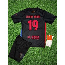 Legent Lady L.yamal Barcelona Çocuk Yeni Sezon Futbol Forması Hava Alabilen Polyester Kumaş Halısaha Formas