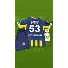 Legent Lady Fenerbahçe 2026 Yeni Sezon Iç Saha Çubuklu # Szymanskı # Çocuk Forması 4lü Set