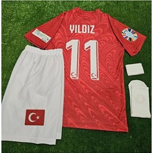 Legent Lady Türkiye 2026 Kenan Yıldız 11 Çocuk Forması Kırmızı 4 Lü Set