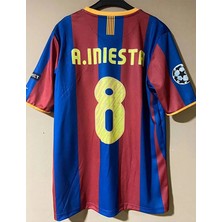 Legent Lady Barcelona Iniesta 2010-2011 Sezonu Şampiyonlar Ligi Finali Retro Maç Forması