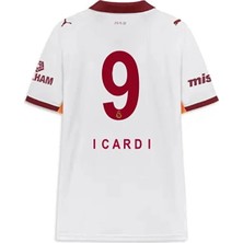 Legent Lady Galatâsarây. 2026 Mauro.îcârd'î Deplasman Beyaz Yeni Sezon Yetişkin Forması
