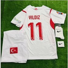Legent Lady Türkiye 2026 Kenan Yıldız 11 Çocuk Forması Beyaz 4 Lü Set