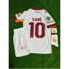Legent Lady G/âla/tâsa/rây 5 Yıldızlı 2026 //leroy Sane/ 10 Deplasman Çocuk Forması 4 Lü Set