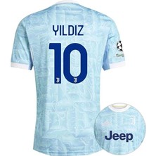 Legent Lady Juventus 2025-26 Yeni Sezon Kenan Yıldız Deplasman Forması (Mavi)