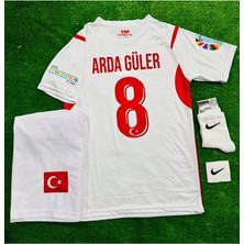 Legent Lady Türkiye 2026 Arda/güler Çocuk Forması Beyaz 4 Lü Set