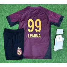 Legent Lady G/âla/tâsa/rây 5 Yıldızlı 2026 /lemina/ 99 Alternatif Bordo Çocuk Forması 4 Lü Set