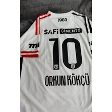 Legent Lady Beşiktâş' 2026 Orkun Kökçü Yeni Sezon Deplasman Beyaz Yetişkin Forması