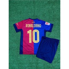 Legent Lady Barcelona 2024/25 Ronaldinho Iç Saha Bordo Yeni Sezon Çocuk Forması