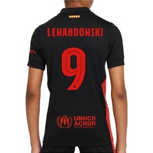 Legent Lady 2024/25 Barcelona #9 Lewandowski Deplasman Forması (Black)