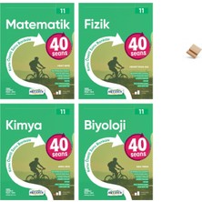 Okyanus Yayınları Okyanus 11. Sınıf 40 Seans Matematik Fizik Kimya ve Biyoloji 4lü Sayısal Set + Telefon Standı