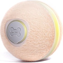 Cheerble Wicked Ball M3 Krem (CWQ02-CR)| Şarjlı, Işıklı ve Sessiz Interaktif Kedi Oyuncağı