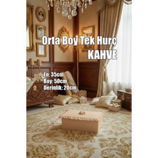 Çeyizlik Orta Tek Hurç Çiçekli, Kadife Tek Hurç Çeyizlik Dantelli Hurç, Orta Boy Hurç