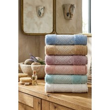 12 Adet Karışık Kadife El Havlusu - 45 x 85 cm Spa ve Otel Havlusu