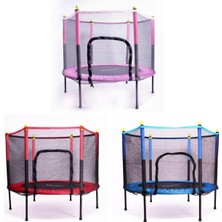 Brf Store Canarino Leyaton Fileli Korumalı 140 cm Çocuk Trampolini 55 Inç Trambolin