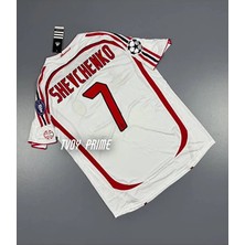 Legent Lady Efsane M.i.l.a.n Kadrosu 2007 Sezonu Andriy Shevchenko Özel Nostalji Forması (Beyaz)