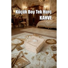 Çeyizlik Küçük Tek Hurç Çiçekli, Kadife Tek Hurç Çeyizlik Dantelli Hurç, Küçük Boy Hurç
