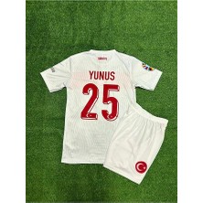 Legent Lady Türkiye Euro 2024 Yunus Akgün Iç Saha Çocuk Forması (Beyaz)