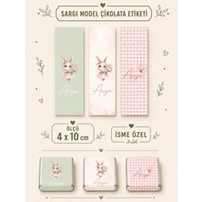 Yeap Office Sargı Model Çikolata Etiketi - Kuşak 4X10 cm - 36 Adet