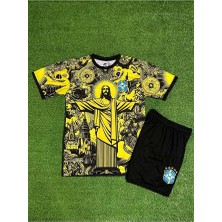 Legent Lady Brezilya Neymar Jr Özel Konsept Çocuk Forması (Yellow)
