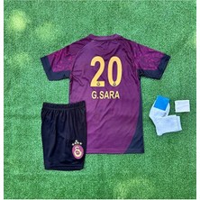 Legent Lady /g.â.l.a.t.â.s.a.r.â.yy 2025/26 Yeni 5 Yıldızlı Gabriel S'ara Deplasman Çocuk Forması 4'lü
