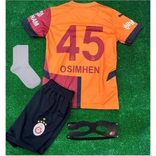 Legent Lady 5-Yıldızlı Galatâsarây./o.'s'i'm'h'e'n ./ 2024/25 Iç Saha Yeni Sezon Çocuk Forması 4'lü Set..